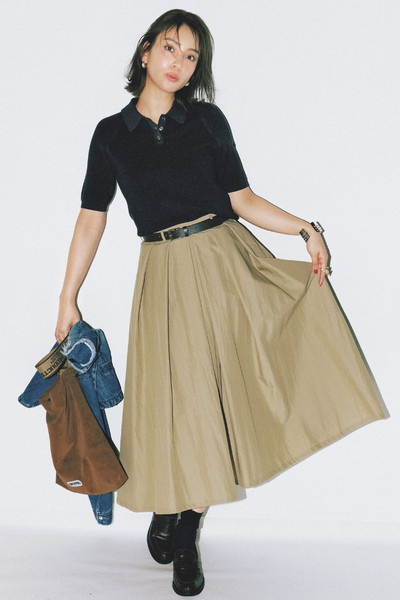 【4/30のコーデ】モダンなポロニットでひねりのきいたトラッドが実現！