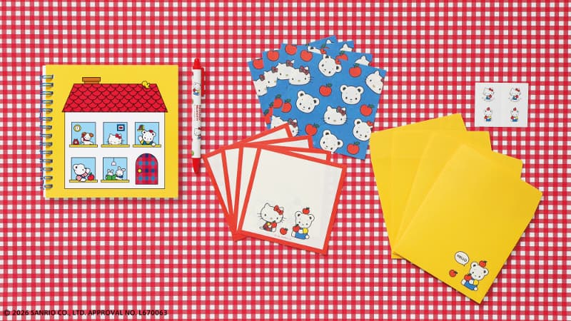 ノート、ボールペン、レターセット