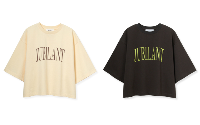 クロップドロゴTシャツ