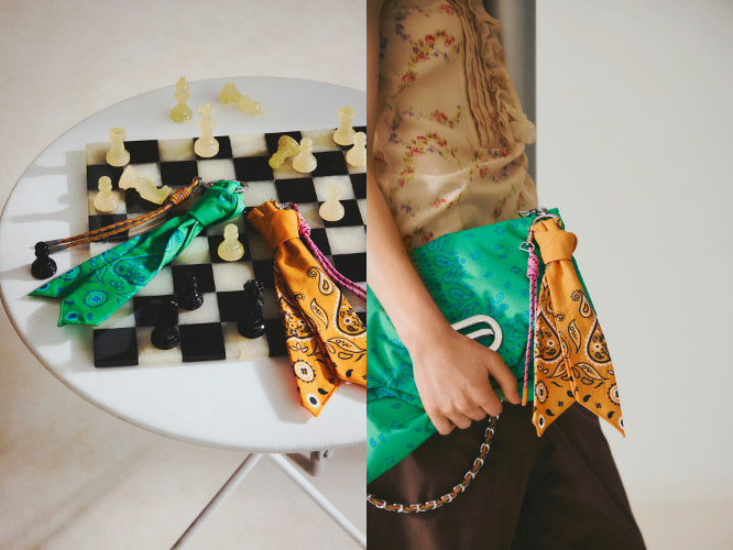 Bandana W/Cord Charm