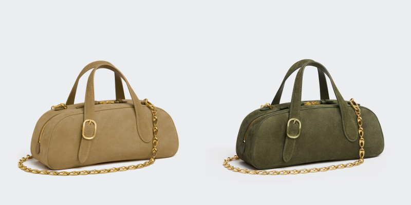 Mini Asra Boston Bag(モス、ドーン)