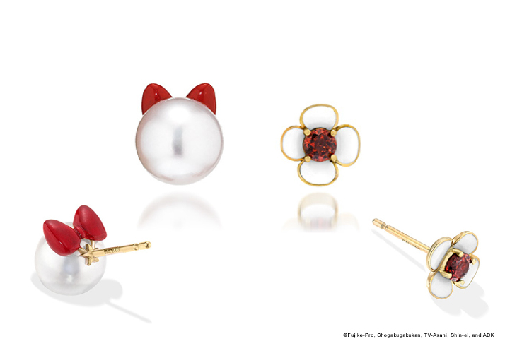 ドラミモチーフピアス