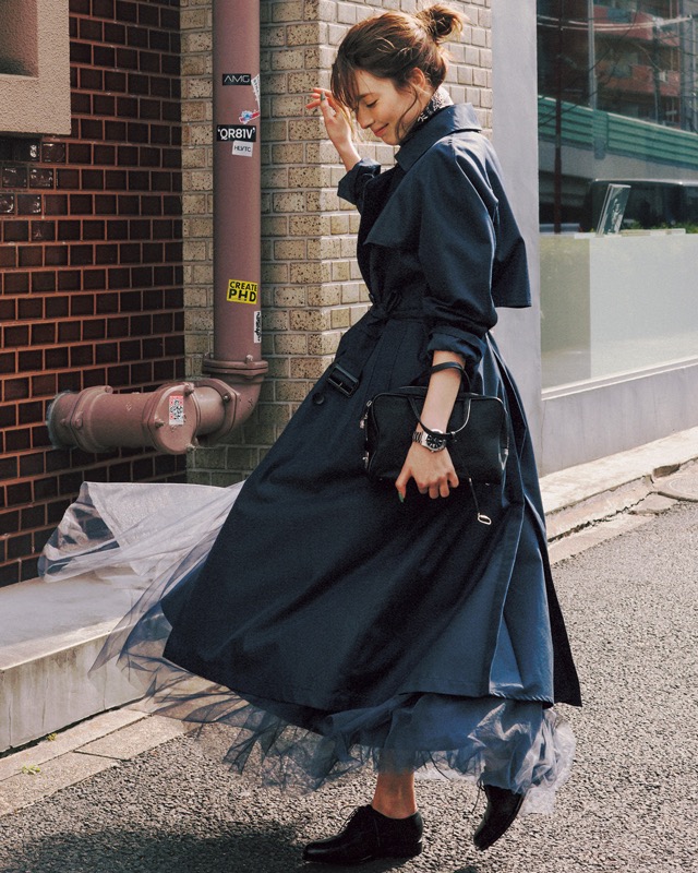 ネイビーコーデ