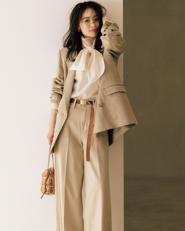 ベージュコーデ