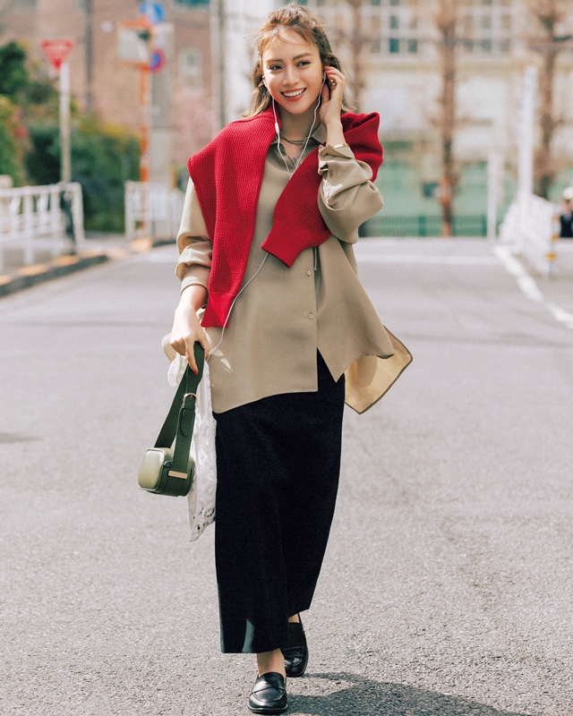 タイトスカートコーデ