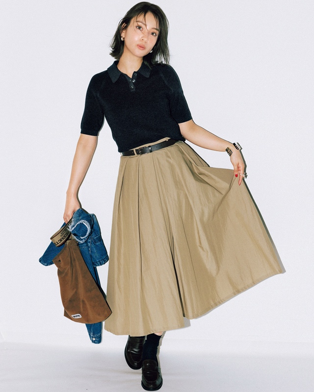 着回しトップス 休日コーデ