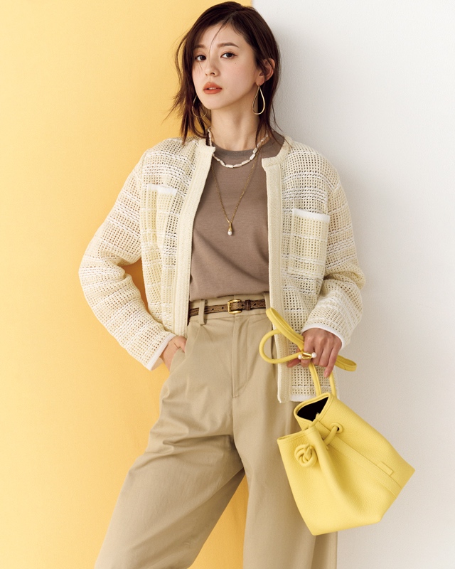 イエローコーデ