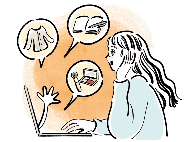 ChatGPTと会話　イラスト