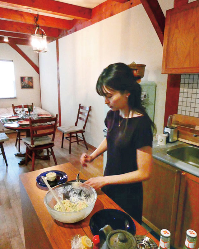 牛丸さん キッチン