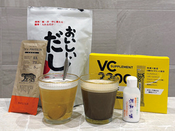 だし　天然塩　プロテイン