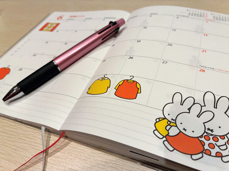 ミッフィーの手帳