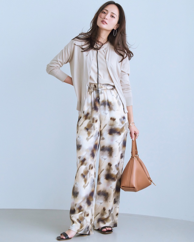 アンサンブルニットコーデ