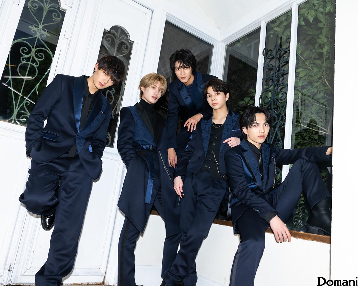 M!LKメンバーの佐野勇斗 塩﨑太智 吉田仁人 曽野舜太 山中柔太朗