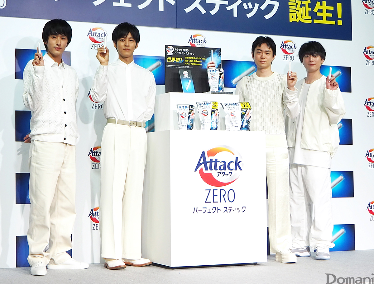 杉野遥亮さん、松坂桃李さん、菅田将暉さん、間宮祥太朗さん