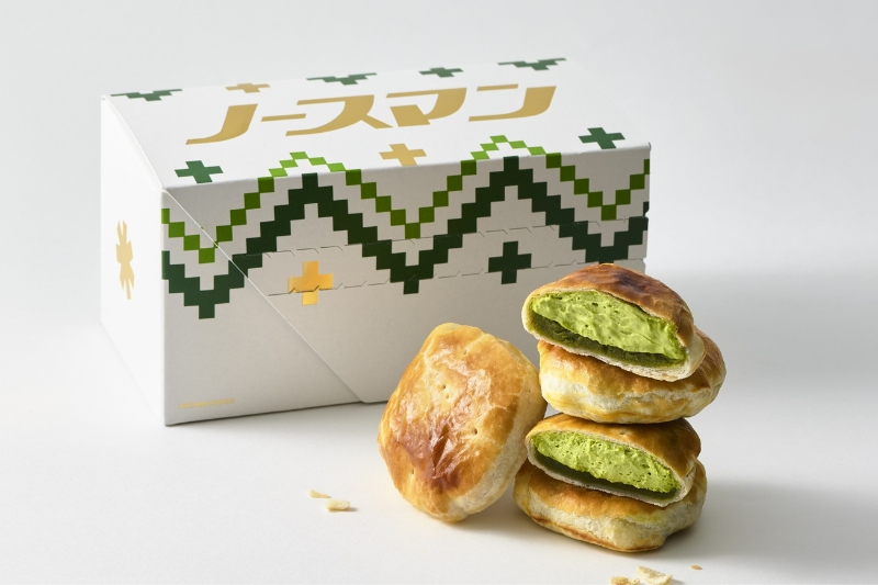 生ノースマン 抹茶と箱の写真