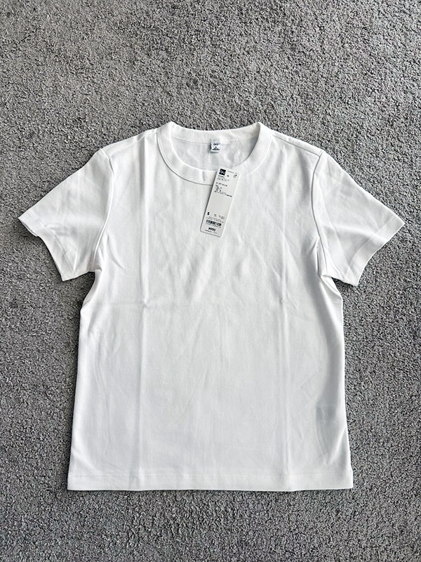コットンスムースクルーネックT