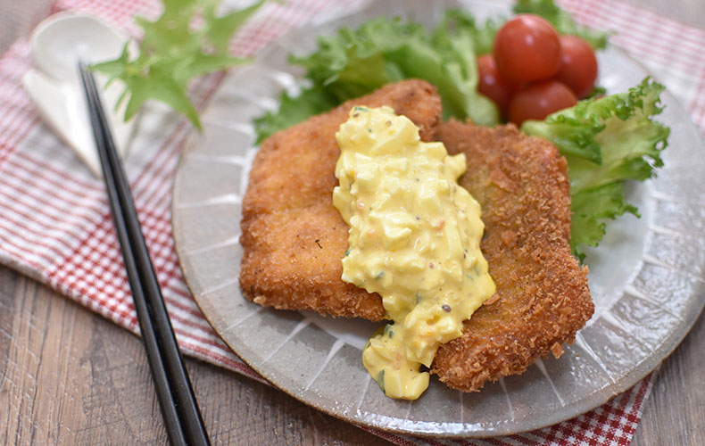 鮭のフライタルタルソース添え
