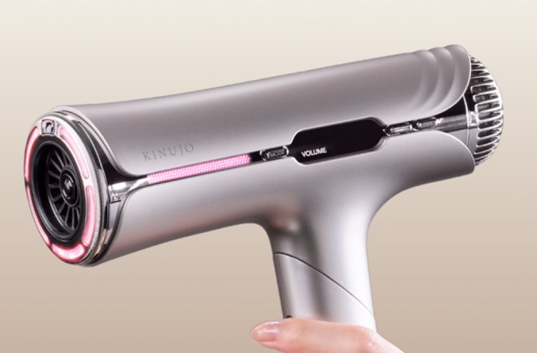 キヌージョの新ドライヤー　寄り写真