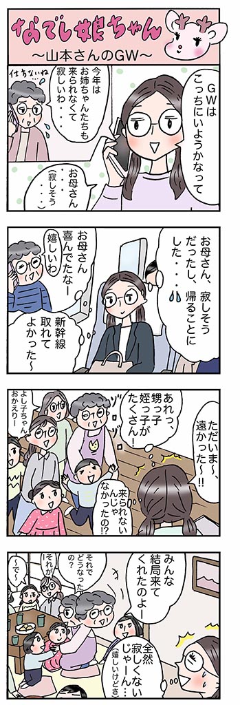 OLあるある漫画「山本さんのGW」