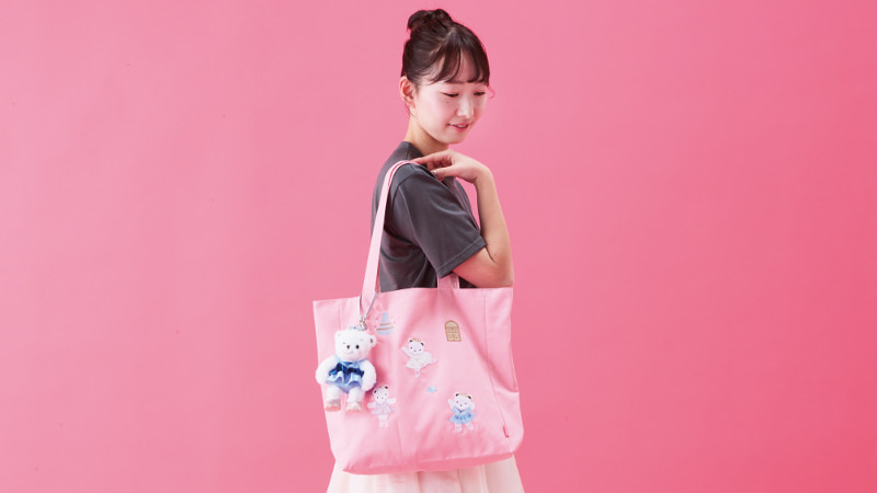 トートバッグ着用画像