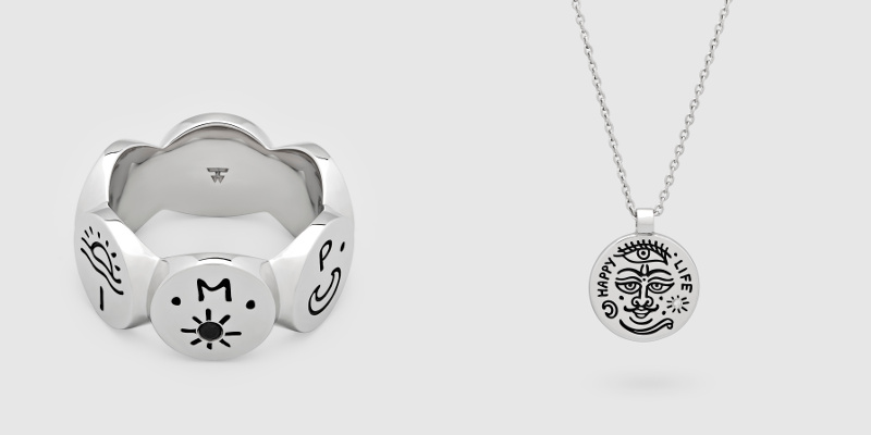 Simple Love Ring、Love In Babylon Pendant