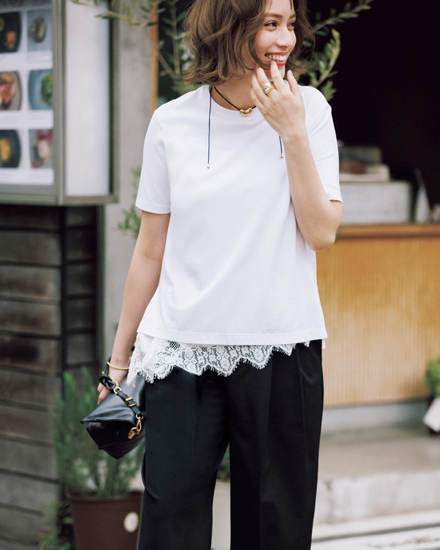 Tシャツコーデ