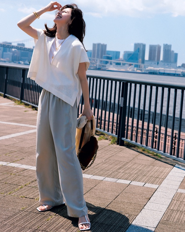 夏のボトムコーデ