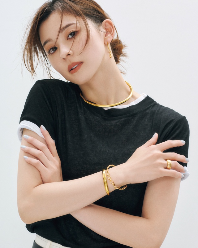 Tシャツ・ジュエリーコーデ