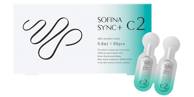 花王 SOFINA SYNC+ 角層シンクロチューナー C2 60包 ￥7,700（編集部調べ）