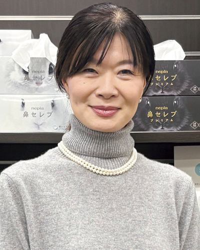 王子ネピア 常務取締役・齋藤理佐子さん(54歳)