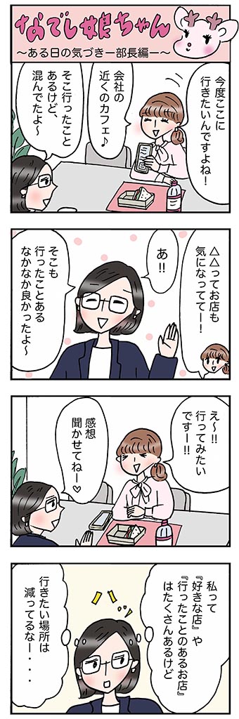 OLあるある漫画「ある日の気付き −部長編−」