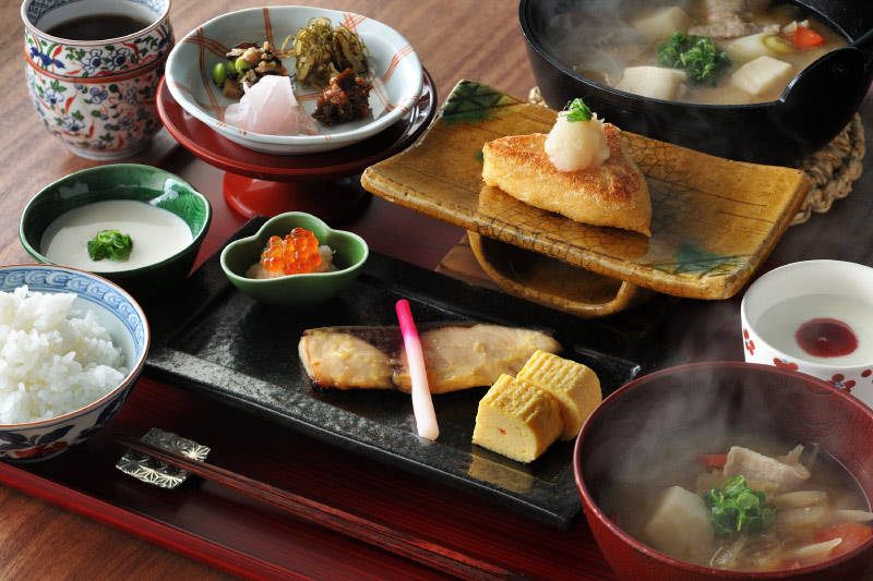 和食の朝食