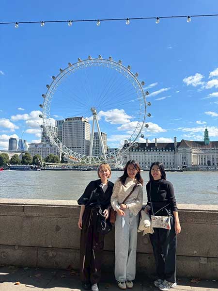 green label relaxing店長・ 倉科 幹さん ロンドン旅行