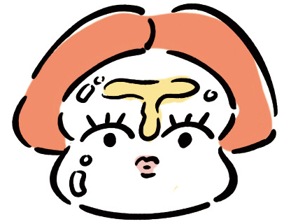皮脂 顔のテカリ イラスト