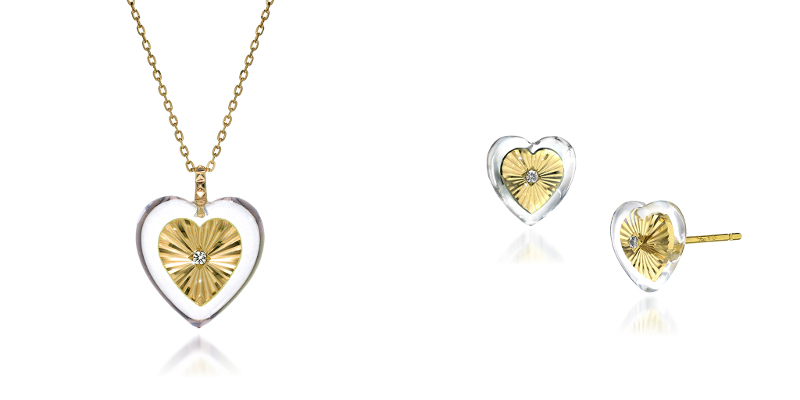 「ETCHED HEART」数量限定ジュエリーK10YG
