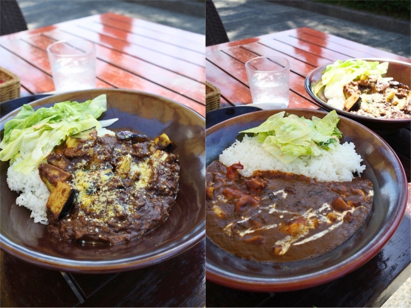 カレー2つの写真