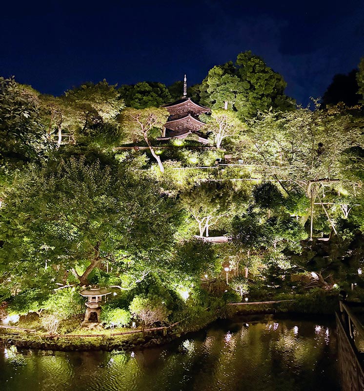椿山荘の庭園
