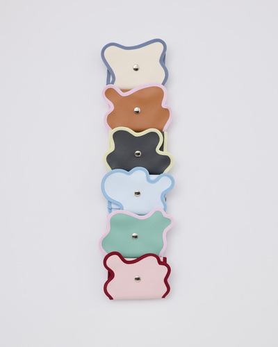 wave alphabet purse series「broken wave purse」縦並び