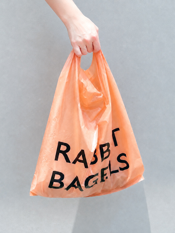 RABBIT BAGELSのショッパー