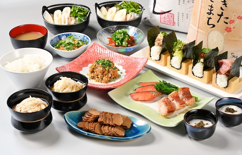 秋田のホテルの朝食