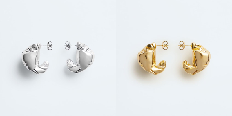 ミディアム ノット ピアス