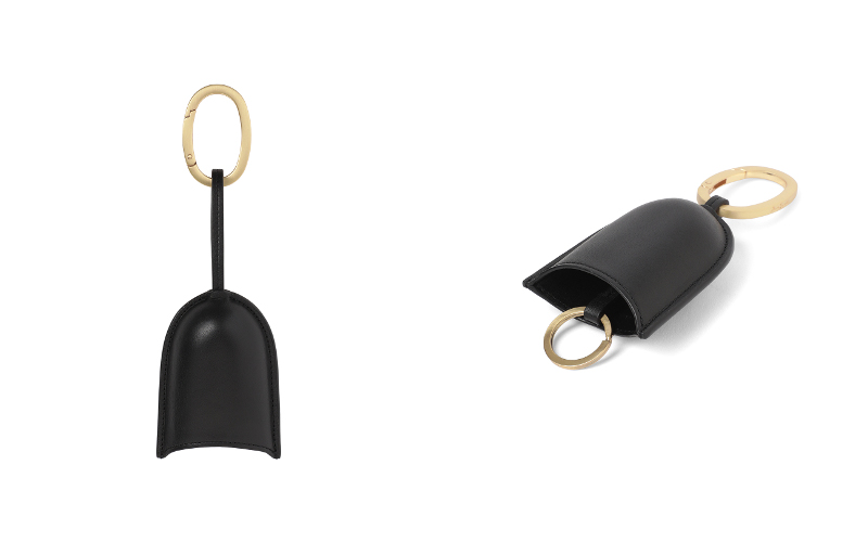 Oval Leather Keyring