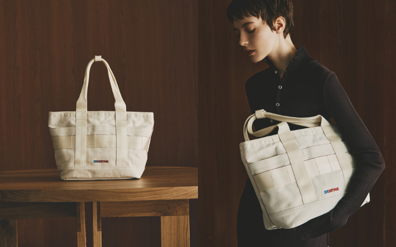BRIEFING CANVAS DISCRETE TOTE