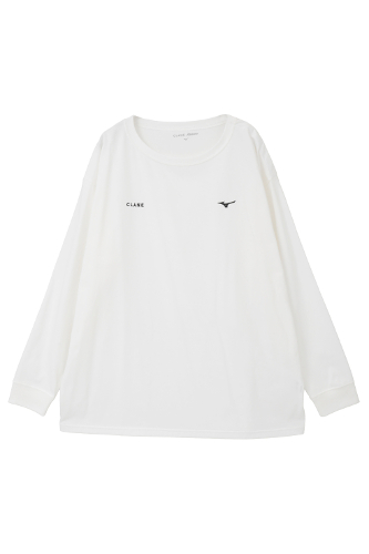 CLANE×MIZUNO QUICK DRY COTTON LOGO L/S T-SHIRT