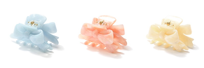 リボン ヘアクリップ ミニ
