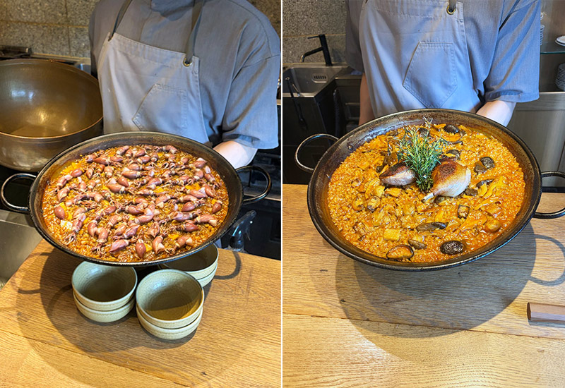 食堂acaのパエリア