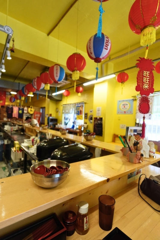 金月そばの店内写真