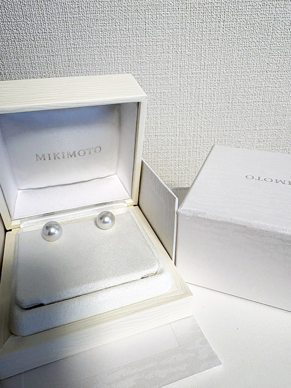 ミキモト アコヤ真珠のピアス