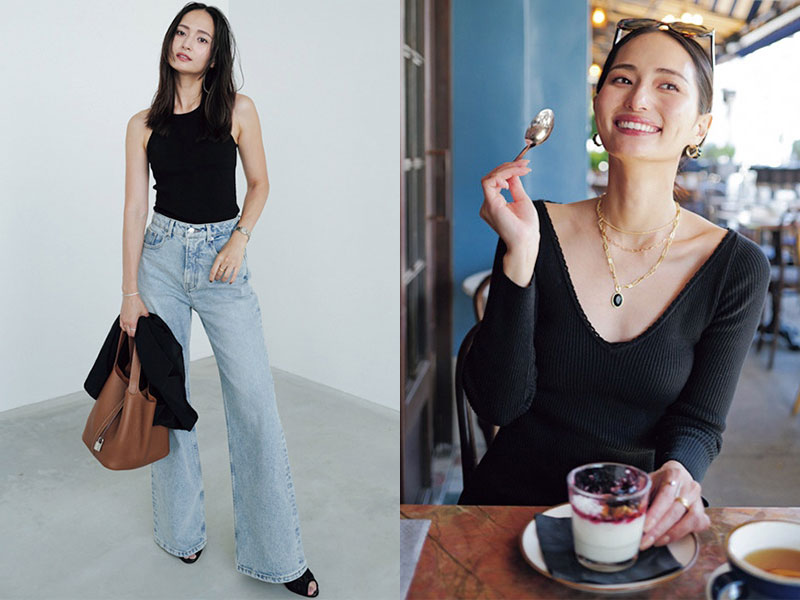 山賀琴子 骨格映え私服