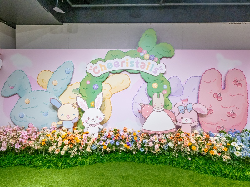 『チアリステイルズと一緒にいっぽ展』のお花畑